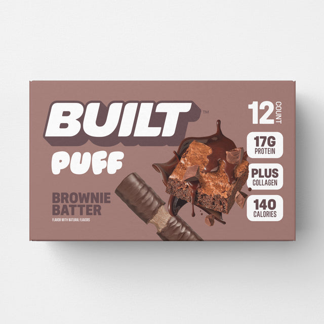 Built Bar Brownie Batter Puffs 12ct
