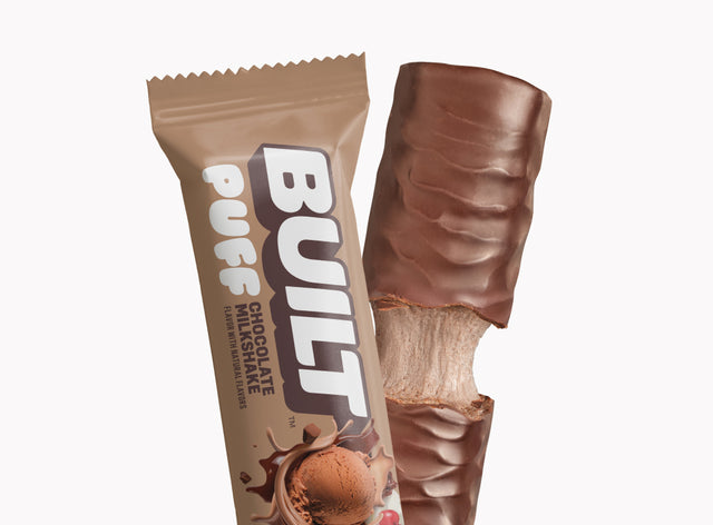 Built Bar Chocolate Milkshake Puff 12ct