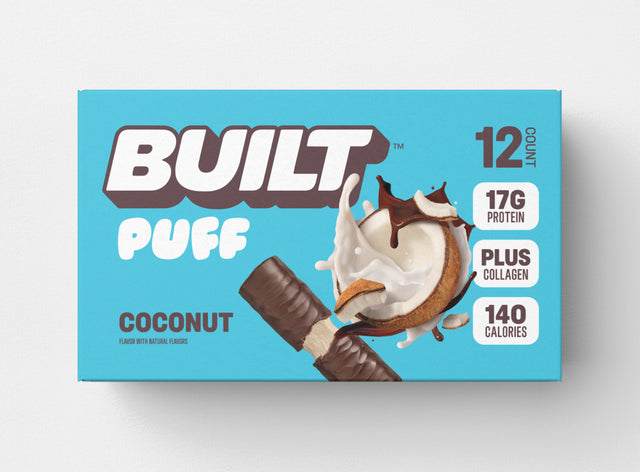 Built Bar Coconut Puffs 12ct