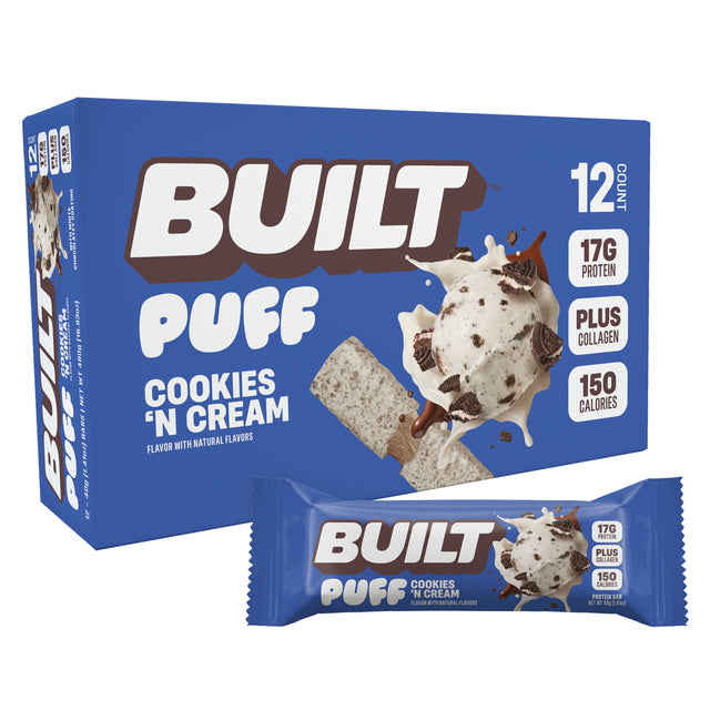 Built Bar Cookies N Cream Puff