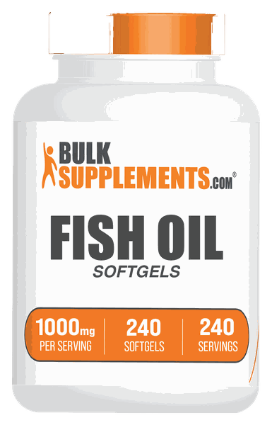 BulkSupplements Fish Oil 1000mg Softgels