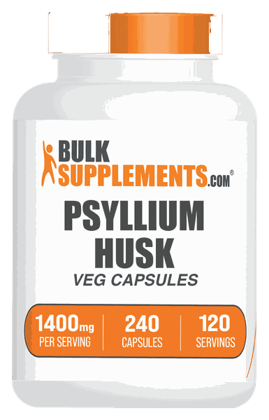 BulkSupplements Psyllium Husk Capsules