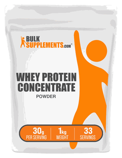 BulkSupplements Whey Protein Concentrate 80 Percent Powder Clean
