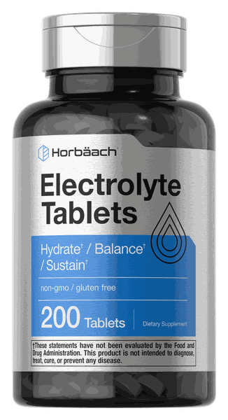 Horbaach Hydration Electrolytes 200 Tablets