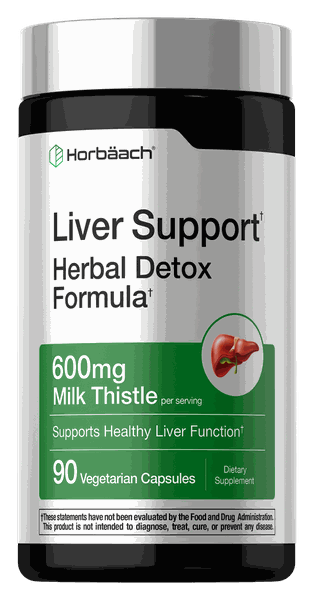 Horbaach Liver Support 600 mg Milk Thistle