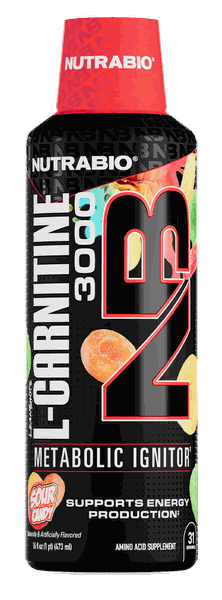 NutraBio L-Carnitine Liquid Shots 3000mg