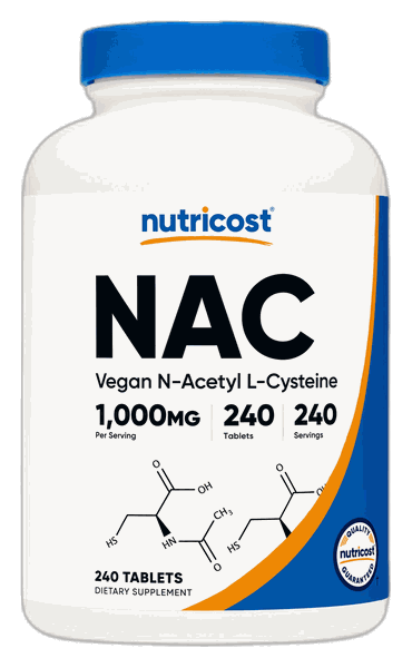 Nutricost N-Acetyl-L-Cysteine NAC Tablets