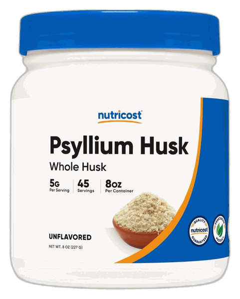 Nutricost Psyllium Husk Whole Powder 8 oz