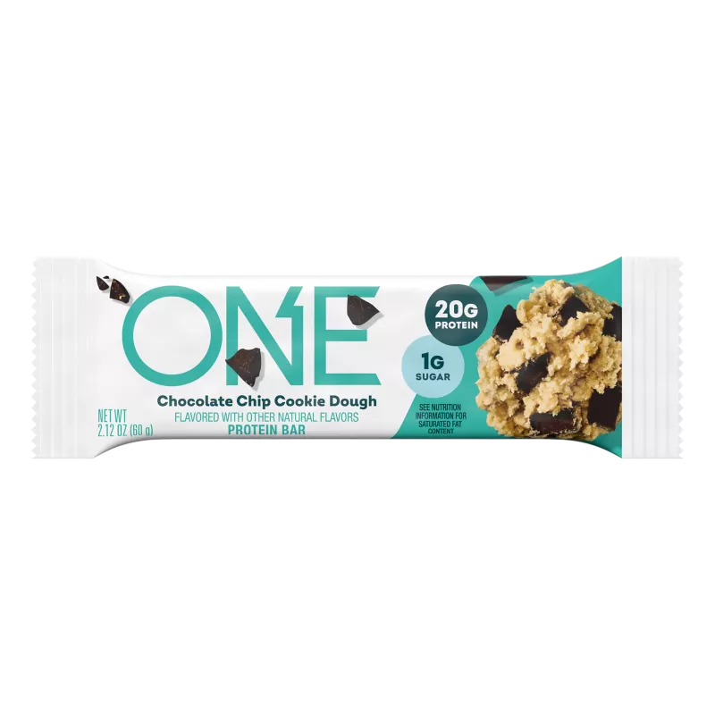 ONE Brands One Bars Chocolate Chip Cookie Dough Flavored Protein Bar 2 12 Oz