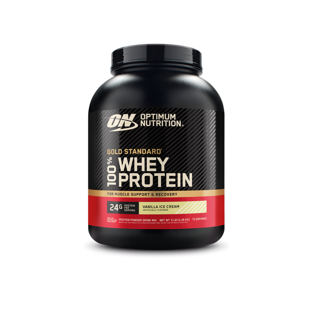 Optimum Nutrition Gold Standard 100 Whey Vanilla Ice Cream 5lb