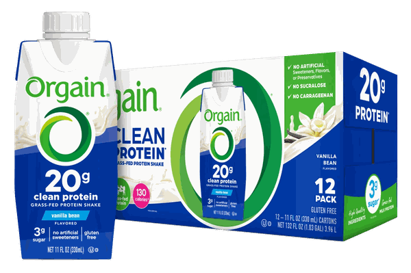 Orgain 20g Clean Protein Shake Vanilla Bean