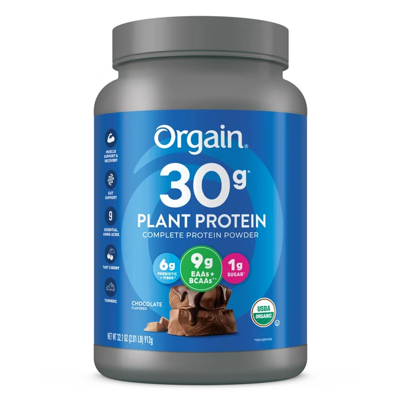 Orgain 30g Chocolate Plant Based Protein Powder