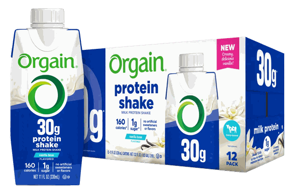 Orgain 30g Protein Shake Vanilla Bean