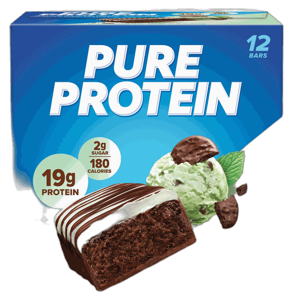 Pure Protein Chocolate Mint Cookie Protein Bars