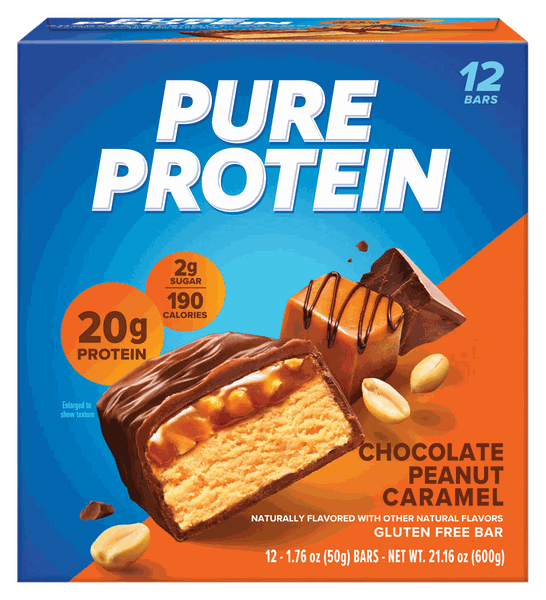 Pure Protein Chocolate Peanut Caramel Protein Bar