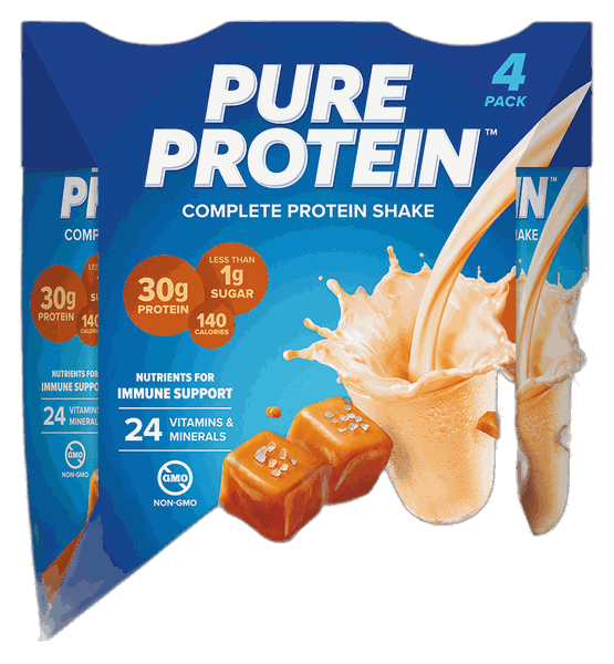 Pure Protein Salted Caramel Protein Shakes
