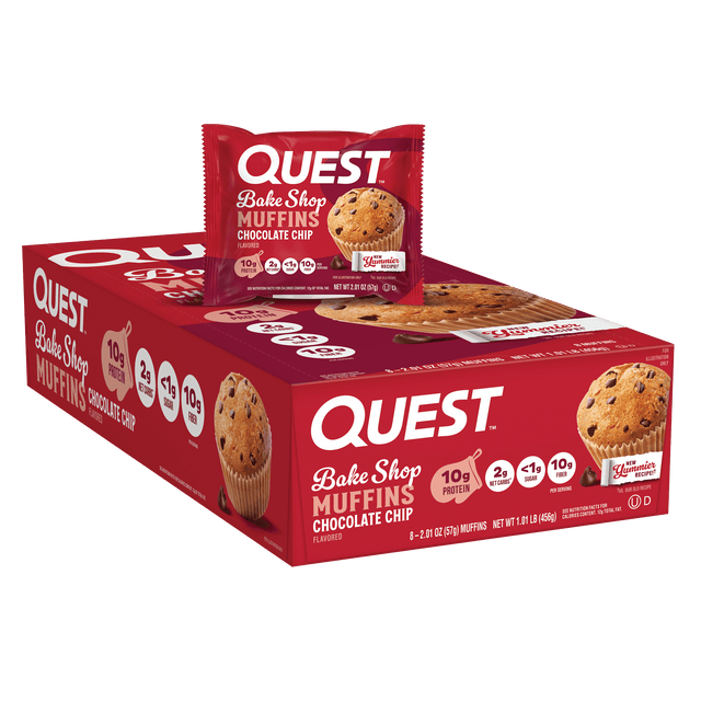 Quest Bake Shop Chocolate Chip Muffins
