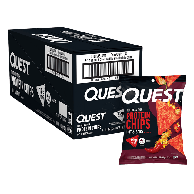 Quest Hot & Spicy Tortilla Style Protein Chips