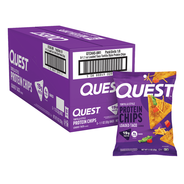 Quest Loaded Taco Tortilla Style Protein Chips
