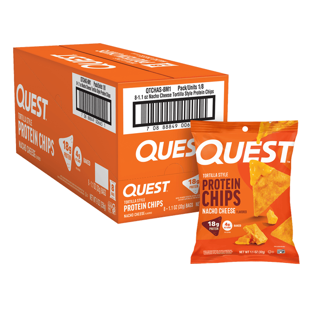 Quest Nacho Cheese Tortilla Style Protein Chips