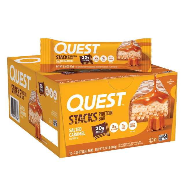 Quest Salted Caramel Stacks Bars