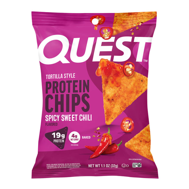 Quest Spicy Sweet Chili Tortilla Style Protein Chips