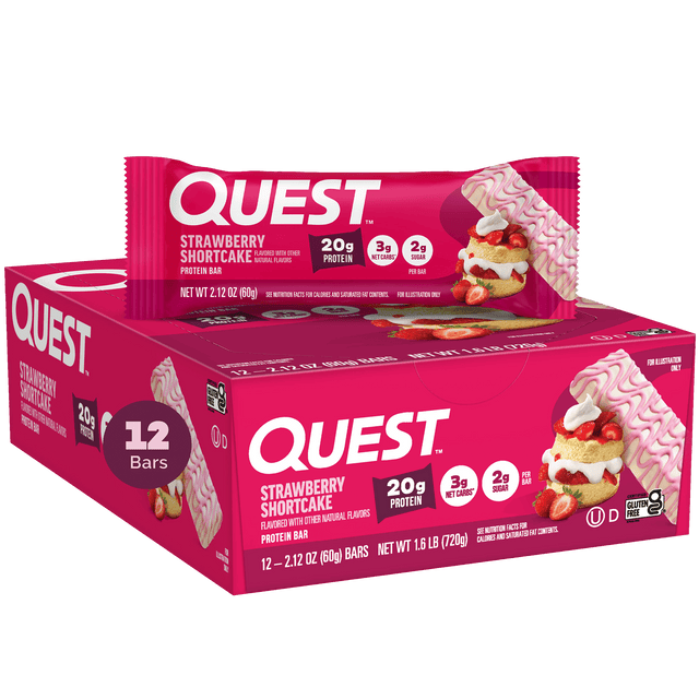 Quest Strawberry Shortcake Protein Bar