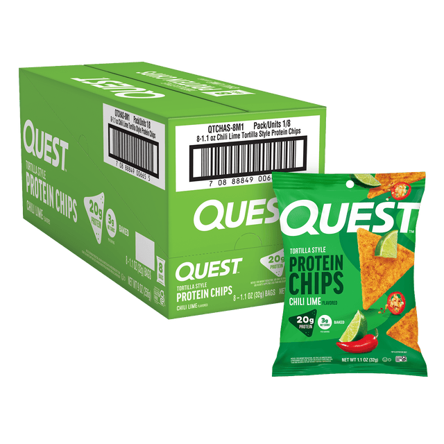 Quest Chili Lime Tortilla Style Protein Chips
