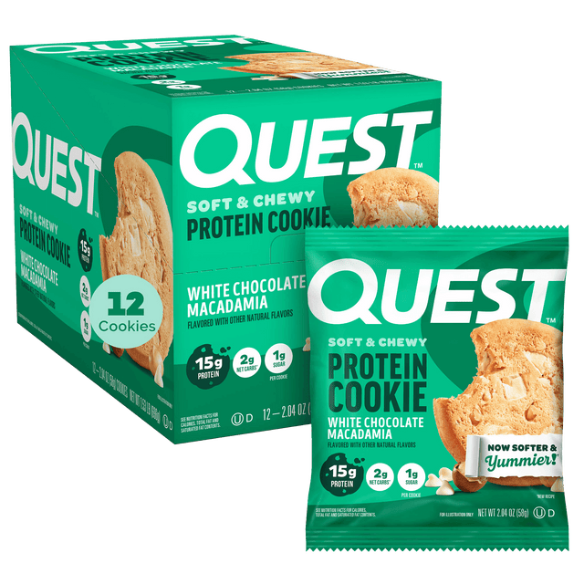 Quest White Chocolate Macadamia Protein Cookies