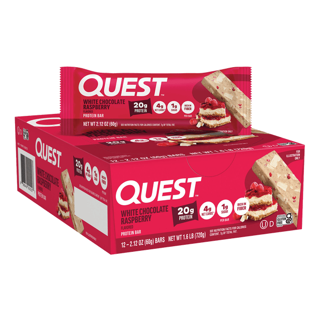 Quest White Chocolate Raspberry Protein Bars