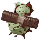 Built Bar Mint Chip Puff 4ct