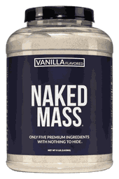 Naked Nutrition Vanilla Weight Gainer Protein Supplement