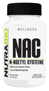 NutraBio NAC N-Acetyl Cysteine 600 mg
