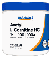 Nutricost Acetyl-L-Carnitine Powder
